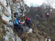 Anello di Punta Almana (1390 m) in cresta integrale il 9 marzo 2014 - FOTOGALLERY